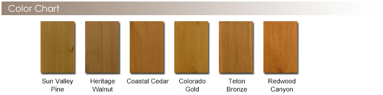 Defy Original Stain colors | DeckStaincom Defy Original Stain colors